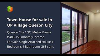 Town House for sale in UP Village Quezon City