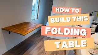 How to Build a folding Table For your home?