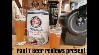 Paulaner Weissbier for Krups Sub machine Vs 5 Litre Keg 5.5%ABV