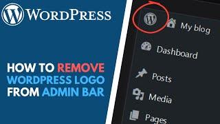 How to Remove the WordPress Logo from the Admin Bar // Remove Admin Bar Logo Plugin