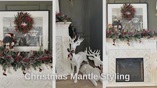 Christmas 2024|Elegant Christmas Fireplace Decorating Ideas| Decorate with Me