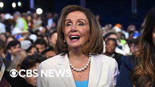 Former House Speaker Nancy Pelosi on Kamala Harris' campaign, DNC speech