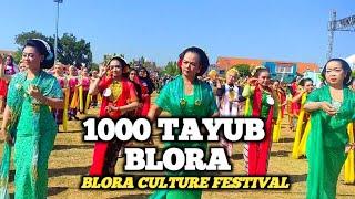 Aksi Pagelaran "1000 Tayub Blora" di Lap Kridosono (Blora Culture Festival)