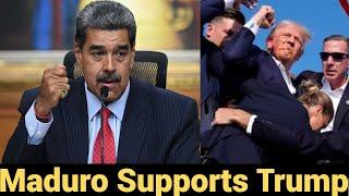 Maduro Supports Trump