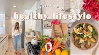 Day In The Life! | healthy grocery shop & haul, what I eat + nourishing meals!