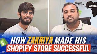 How Muhammad Zakriya Made His Shopify Store Successful? - Enablers Islamabad Journey