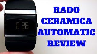 Rado Black Ceramica Automatic Men's Watch Review Model: R21926159 (4K)