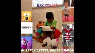 WOW! WHAT AN EXCITEMENT SANTA..!!! I received your reply letter Thanks a million..from EZEL