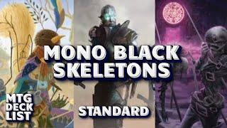 Demons In a Skeleton Deck?! Foundations Standard Mono Black Skeletons MTG Arena