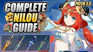 NILOU UPDATED GUIDE | Optimal Builds, Weapons, Artifacts, Team Comps | Genshin Impact [3.6]