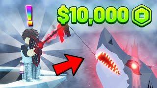 First to catch MEGLADON wins $10,000 robux in roblox fisch!