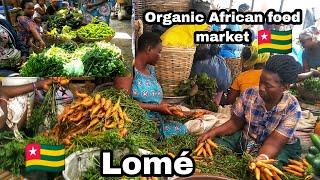 Cheapest Organic food market Lomé Togo west Africa 