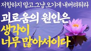 요즘들어 자꾸 나쁜 생각이 든다면 | 삶에 고민이 있다면, 인생에 힘듦이 있다면 | 삶은 원래 고단하다. 나마저 나를 고단하게 하지마라|불교 철학|석가모니 부처 불교 지혜 ASMR