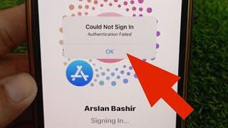 Could Not Sign In To Apple ID Authentication Failed Error