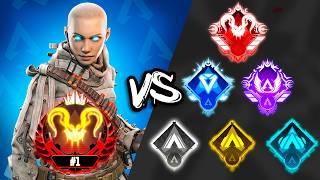 #1 Apex Predator vs EVERY Rank at Once! (Impossible Challenge)