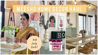 Starts@Rs 43 Meesho Home Decor Haul | Affordable Finds In First Sunday Maha Sale | Rental Friendly