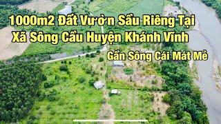 Bán Đất Khánh Vĩnh Khánh hòa | Đất Vườn Cây Ăn Trái 1000m2 Ngang 15m | Kim Huyền Land