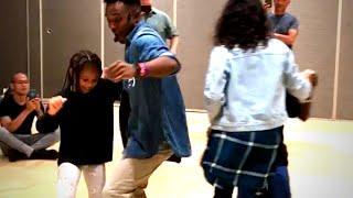 Dancing Bachata with Mr. Sorto's Class | Dakhóta & Edwin