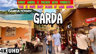 GARDA TOWN:  LAKE GARDA - THE MOST BEAUTIFUL VILLAGES OF ITALY , 4K WALKING TOUR 60FPS, #europe