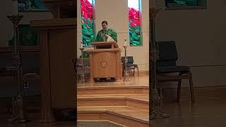 Fr Matthew Donahue's homily at Fr David Mary's 25th Annv Mass