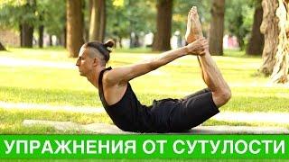 Упражнения от сутулости.  Комплекс для осанки и здоровой спины на 20 минут