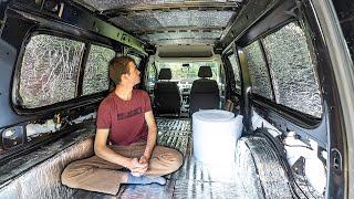 Micro Camper Conversion Ep 3 - Insulating, Sound Deadening and Solar Power