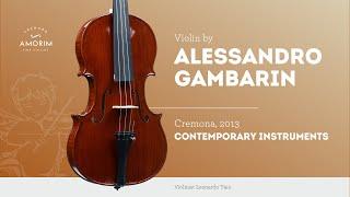 Violin by Alessandro Gambarin, Cremona, 2013