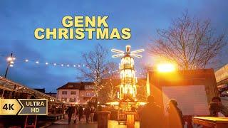  CHRISTMAS mood in the Beautiful city of Genk, Belgium December 2023.