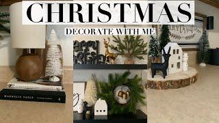 CHRISTMAS DECORATE WITH ME 2024 || CHRISTMAS DECOR HAUL || MODERN KITCHEN DECORATING ||COZY NEUTRALS