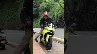 Cool poses for bikers️️‍