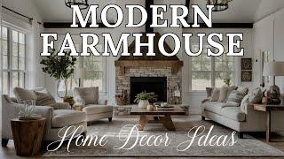 Modern Farmhouse Living | Stylish & Cozy Home Decor Ideas