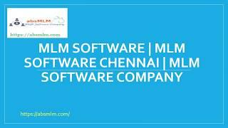 The Best MLM Software Company in Chennai for MLM software