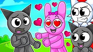 PINKI LOVES GRAY! (Sprunki Animation)