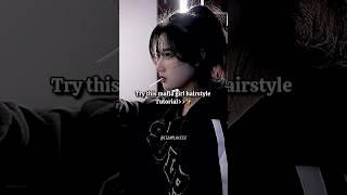 Try this Korean mafia girl hairstyle tutorial #hairstyle #trending #korean #easy #mafia #mafiagirl