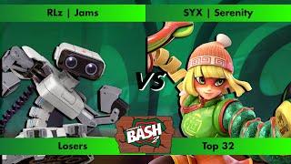 Gourmet Bash 2 - RLz | Jams (Rob) vs SYX | Serenity (Min Min) Losers Top 32 - Ultimate Singles