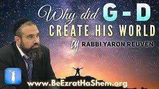 Why Did God Create His World  - MUSSAR Pirkei Avot (176‬)