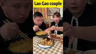 The eleventh day I didn't cook for Lao Gao - look how happy he is #gourmet #food #mukbang
