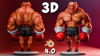 Master 3d Sculpting In Blender: A Step-by-step Character Creation Tutorial! Mike Tyson