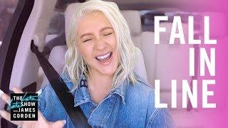 Carpool Karaoke BONUS: Christina Aguilera's 'Fall In Line'