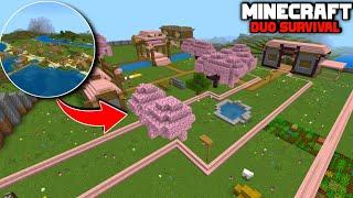 (GOAT) I TRANSFORM MY ENTIRE VILLAGE in duo survival series minecraft | episode 2