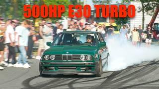 Modified Cars Leaving Carmeet, FAILS - 1100HP Turbo S, 480HP Starlet, 780HP B18C4 Civic, E30 Turbo