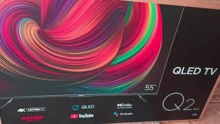 Большая распаковочка MI TV Q2 55" + аэропульт Gi20sPro