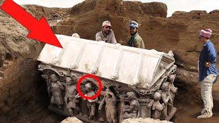 Discovered a Mysterious Sarcophagus Seized by Police Officers