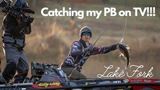 Catching my PB on TV!! Lake Fork Day 2