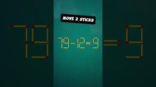 Move 2 sticks #puzzle #math #quiz