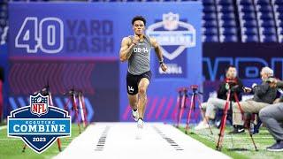 Defensive Backs Run the 40-Yard Dash at 2023 NFL Combine