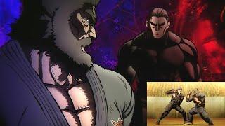 Kanoh Agito vs Kuroki Gensai DUBBED!!- The Fang of Metsudo vs The Devil Lance in Kengan Ashura HD! 