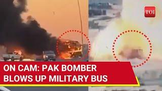 Pak Under Attack: Military Bus Bombed, Over 60 Killed, Injured In Balochistan | Watch