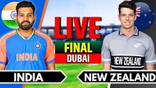 India vs New Zealand, Final | Live Cricket Match Today | IND vs NZ | Champions Trophy Final, IND BAT