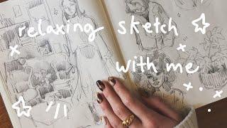 draw with me when I'm uninspired *sketching in my moleskin*